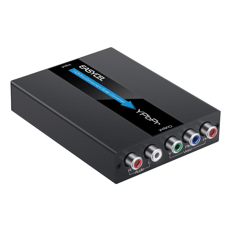EASYCEL HDMI to Component Converter with Scaler Function, Aluminum 1080P HDMI to YPbPr Converter - Image 1